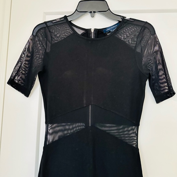 French connection black fitted dress size S US 6 - Picture 5 of 7
